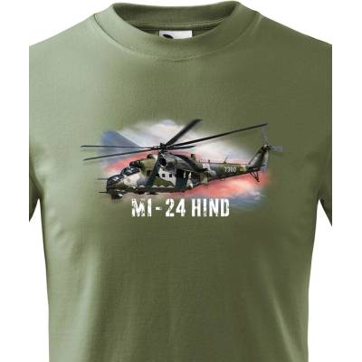 Dětské tričko Mi-24 HIND MilitaryCanvas Dětské tričko Bezvatriko.cz 3379