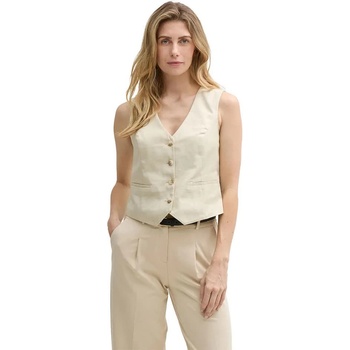 Tom Tailor Елек Tom tailor Modern waistcoat - Beige (Champagne)