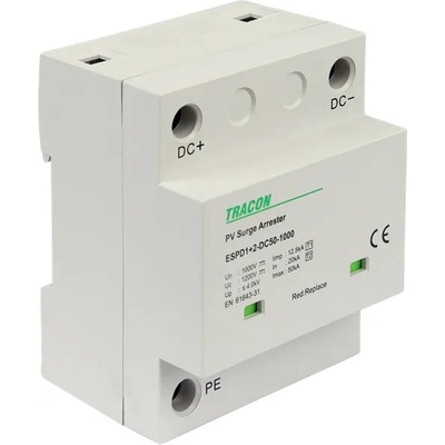 TRACON ESPD1+2-DC50-1000 интегриран пренапрегател тип T1+T2 DC (ESPD1+2-DC50-1000)