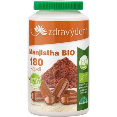 zdravýden Manjistha BIO 180 kapsúl