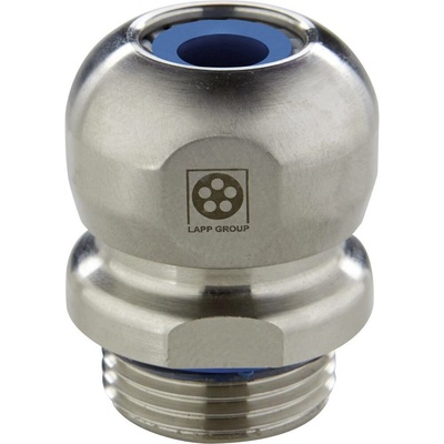 LAPP 53806780 kabelová průchodka s odlehčením tahu Průměr svorky (max.) 13 mm nerezová ocel stříbrná 1 ks