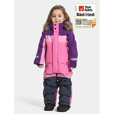 Dětská zimní kombinéza Didriksons Bjärven kds cover sweet pink ROSTOUCÍ