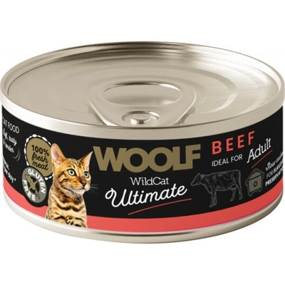 Woolf WildCat Ultimate Adult Hovädzia paštéta 85 g