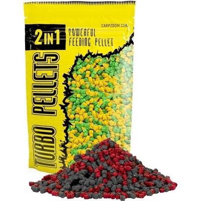 Carp Zoom 2in1 Turbo Pelety 500g 3mm Jahoda-Ryba