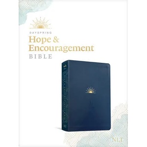 NLT Dayspring Hope & Encouragement Bible (Leatherlike, Navy Blue) | Dayspring (ISBN: 9781496452924)