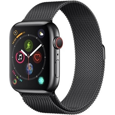 Devia Apple Watch Elegant Series Milanese Loop 44/45/46mm-Space Black, 6938595325083 – Zboží Živě