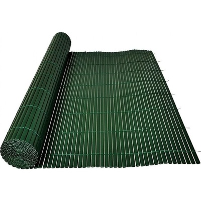 SUPPLIES PVC 1x3m Tieniaca textília z umelého bambusu v rolke - zelená
