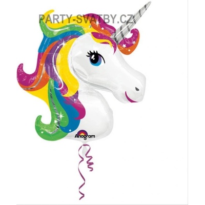 Balon foliový 88 x 73 cm Jednorožec