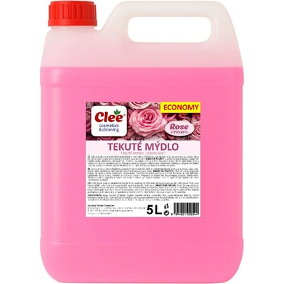 Clee tekuté mydlo rose cream 5 l