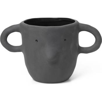ferm LIVING Кашпа Mus 15 см тъмносива (1104265387)