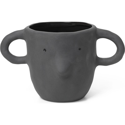 ferm LIVING Кашпа Mus 15 см тъмносива (1104265387)