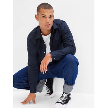 GAP Slim stretch poplin риза GAP GAP | Sin | МЪЖЕ | XS