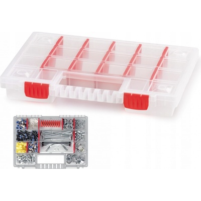 Kistenberg PPKNO35255T-S429 22 přihrádek NORT 344x249x50 červený