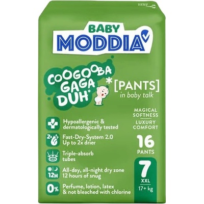 Moddia Baby 7 XXL 17+ kg 16 ks