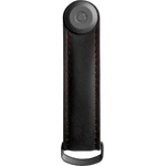 Orbitkey Crazy Horse Obsidian Black with Red Stitching