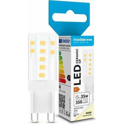 Modee Lighting LED G9 Ceramic žiarovka 3.5W neutrálna biela ML-G9C4000K3.5WN