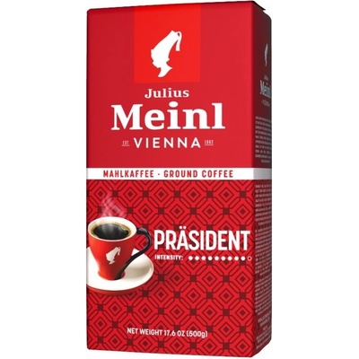 Julius Meinl Káva Präsident Fine Ground mletá káva 0,5 kg