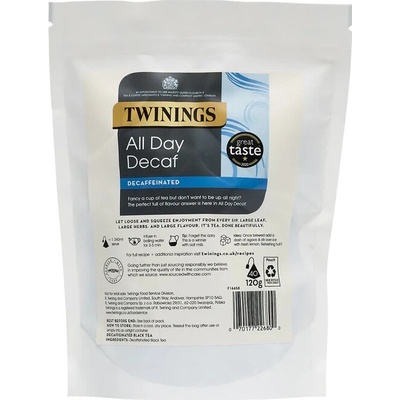 TWININGS Černý bezkofeinový čaj ALL DAY DECAF 40 pyramidových sáčků 120 g