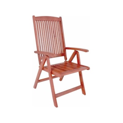 Garden Pleasure Hnědé dřevěné zahradní křeslo Stockholm 1005202, 58 x 109 x 70 cm