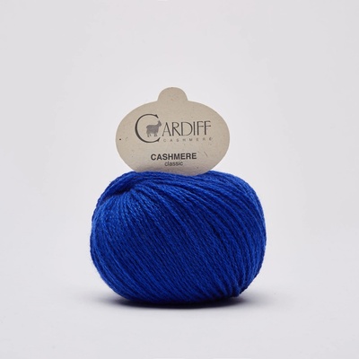CASHMERE CLASSIC Cardiff Cashmere Farby CASHMERE: 666 kráľovská modrá
