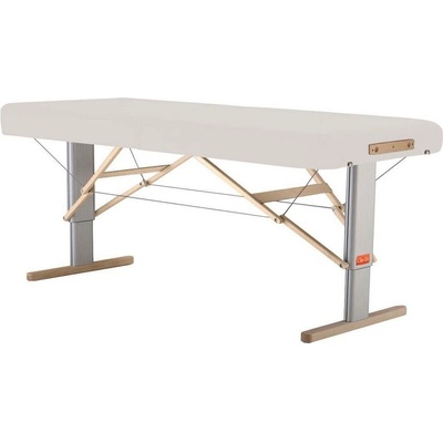 Clap Tzu Linea Prenosný elektrický masážny stôl Physio Farba: PU biela (white) Rozmery: 192 x 65 cm Doplnky: sieťové napájanie + vstavané elektrické vyhrievanie + nožný spínač od 192 x 65 cm 29 kg