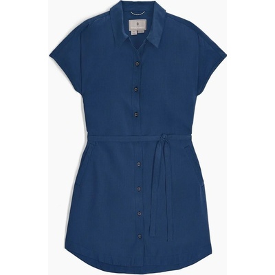 Royal Robbins W Camoni Pucker Dress deep blue