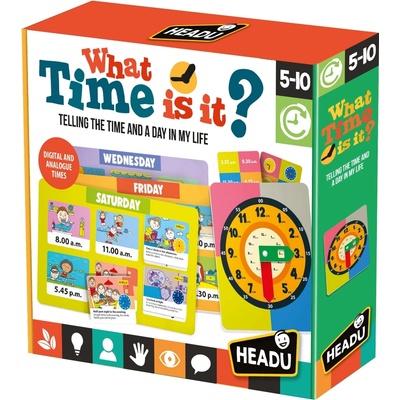 Headu Образователен комплект Headu - Колко е часът (HEN22786)