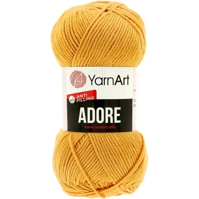 YarnArt Adore 334 horčicová žltá
