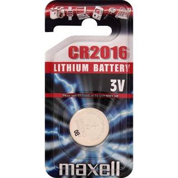 Image 1 of Maxell Бутонна литиева батерия maxell cr2016 3v (cr2016)