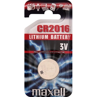 Maxell Бутонна литиева батерия maxell cr2016 3v (cr2016)