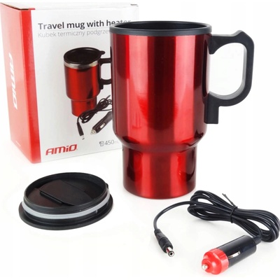 Kanvica do auta Amio 02177 450 ml 12 V červená