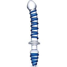 Glas Mr. Swirly Double Ended Glass Dildo & Butt Plug