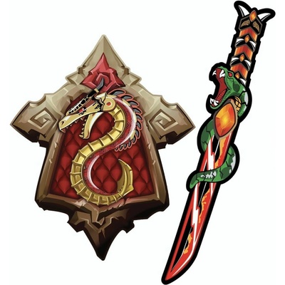Vilac dřevěný štít a meč Drak – Hledejceny.cz