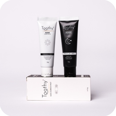 Toothy All Day Care Ranní 65 g + Večerní 65 g