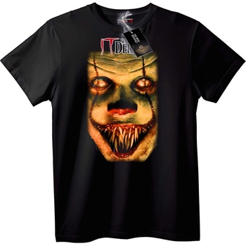 NOONEBRAND Тениска IT Клоунът - L, Black