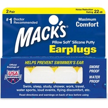 Mack's Pillow Soft White Silikónové štuple do uší 2 páry