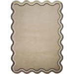 Flair Rugs Ръчно изработен вълнен килим в естествен цвят 160x230 cm Leo Scallop - Flair Rugs (503119381118)