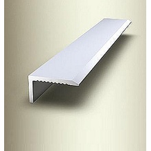 Küberit Ukončovací stenový profil Im. nerezová F2 15x8,5mm