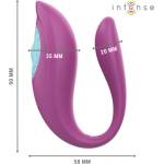 CupidOn USA Intense - annie u-shaped вибратор и stimulator лилав дистанционно управление