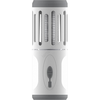 Platinet LED преносима лампа с капан за насекоми LED/6W/1800 mAh IPX4 бяла/сива (PL0619)