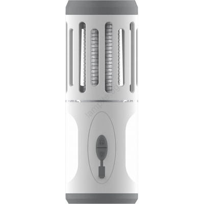 Platinet LED преносима лампа с капан за насекоми LED/6W/1800 mAh IPX4 бяла/сива (PL0619)