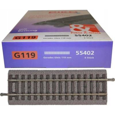 Piko Kolej rovná G 119 s podložím 55402