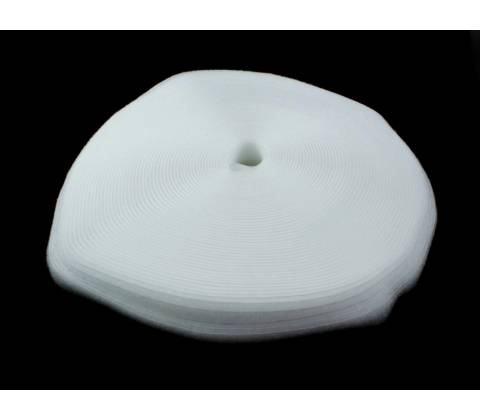 Stuhový uzávěr 16 mm biela