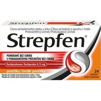 STREPFEN POMERANČ BEZ CUKRU ORM 8,75MG PAS 24