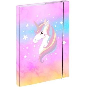 Baagl Дъски за училищни тетрадки A4 Rainbow Unicorn