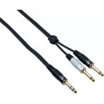 Bespeco Кабел Bespeco - EAYS2J300, 2x 6.3 mm/6.3 mm, 3 m, черен (EAYS2J300)