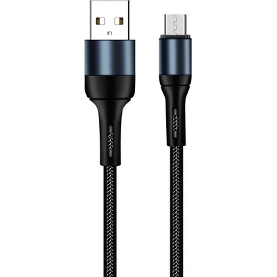 ColorWay CW-CBUM045-BK USB MicroUSB (nylon), 2.4A, 1m, černý