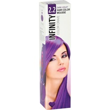 Elyseé Infinity Hair Color Mousse farebné penové tužidlá 2.2 Dark Violet tmavá fialová 75 ml