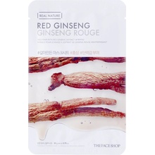 The Face Shop Natural Mask Red Ginseng Textilná maska s extraktom z červeného ženšenu 20 g