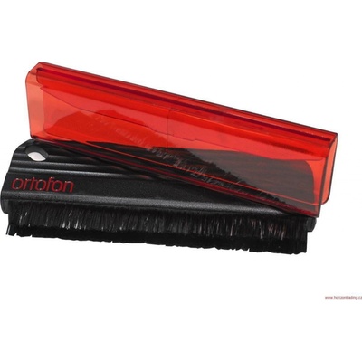 Ortofon Carbon Fiber Record Brush Red: Čistící kartáček pro LP